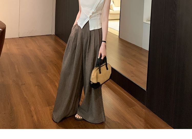 Off-Shoulder Button Front Short Sleeve Tee