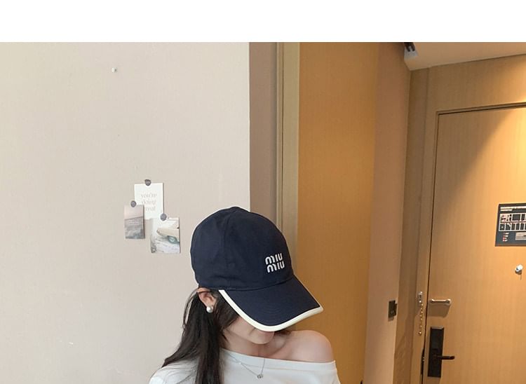 One-Shoulder Short Sleeve Basic Tee