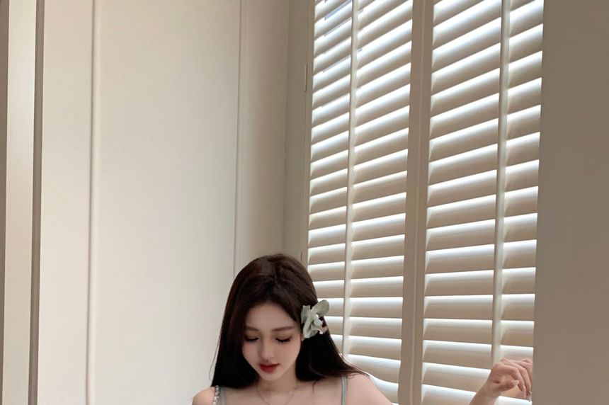 Panel Lace Camisole Top