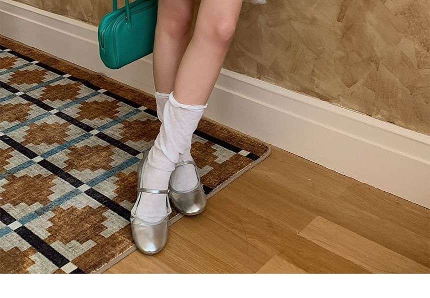 Mid Rise Ruffle Trim Mini A-Line Skirt