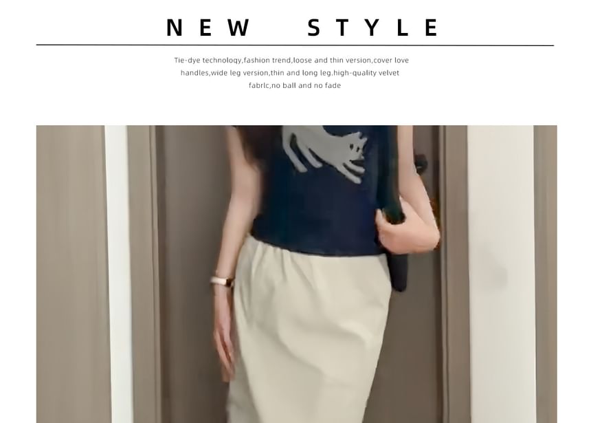 High Waist Plain Maxi Skirt
