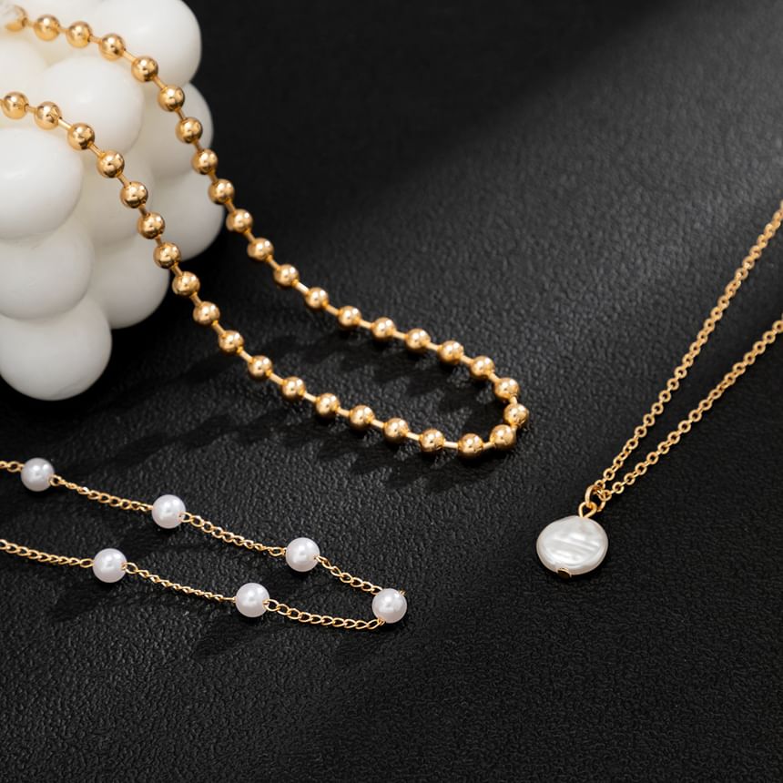 Layered Beaded Necklace