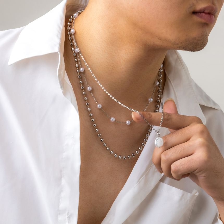Layered Beaded Necklace