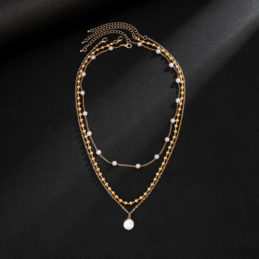 Layered Beaded Necklace