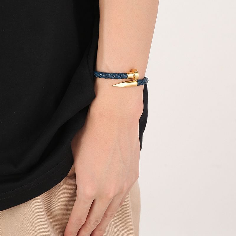 Stud Braided Bracelet