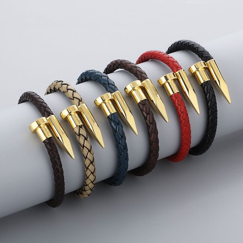 Stud Braided Bracelet