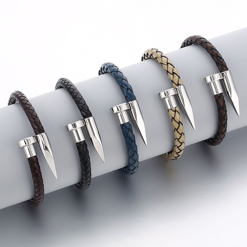 Stud Braided Bracelet