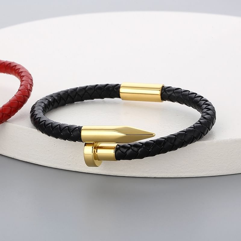 Stud Braided Bracelet