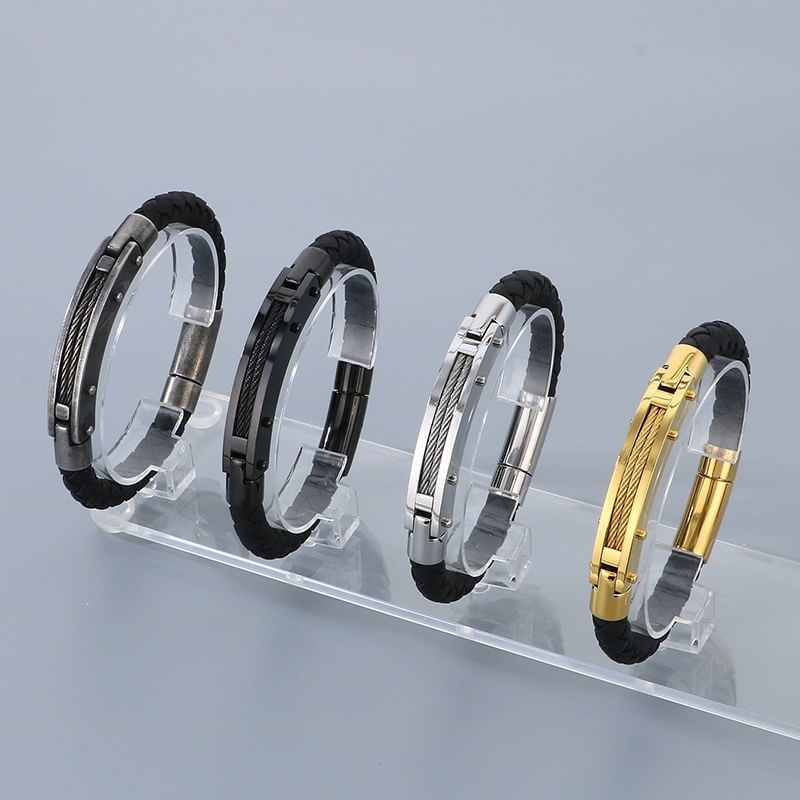 Faux Leather Bracelet