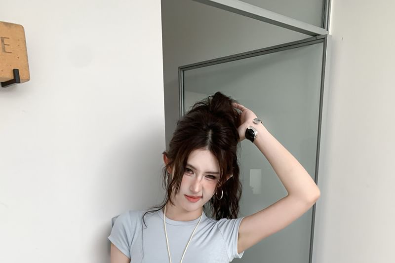 Classic Short-Sleeve Fitted Tee -
