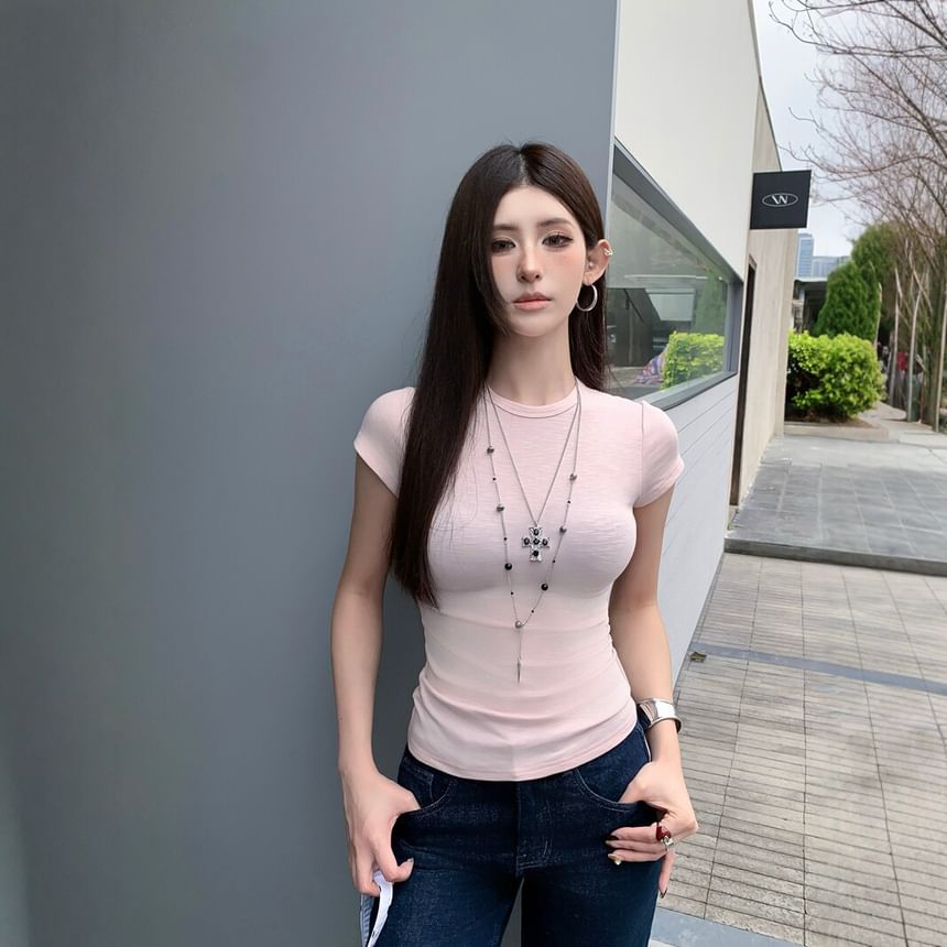 Classic Short-Sleeve Fitted Tee -