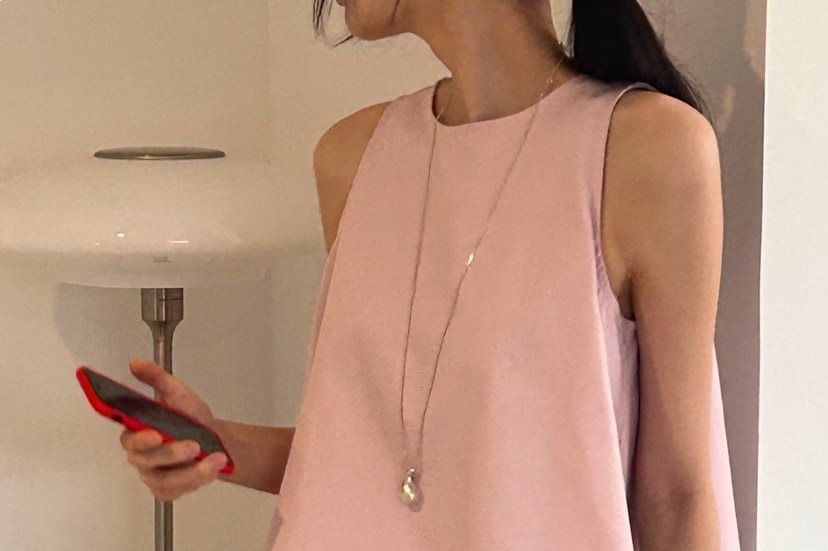 Solid Crew-Neck Sleeveless Crop Tank