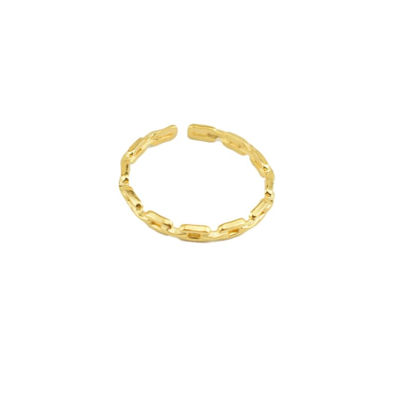 Chain Alloy Open Ring