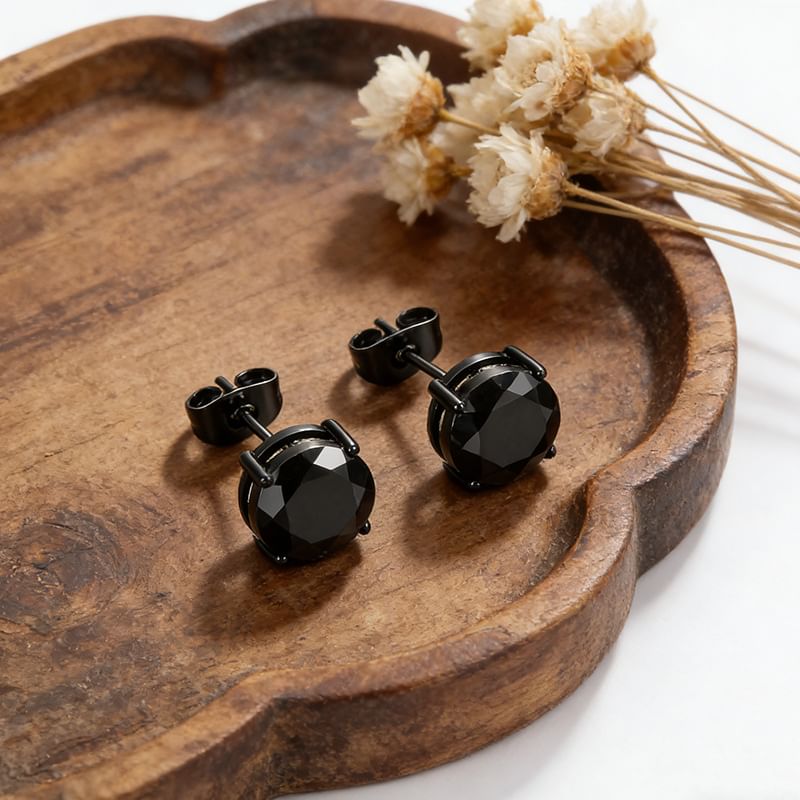 Rhinestone Alloy Stud Earring (Various Designs)