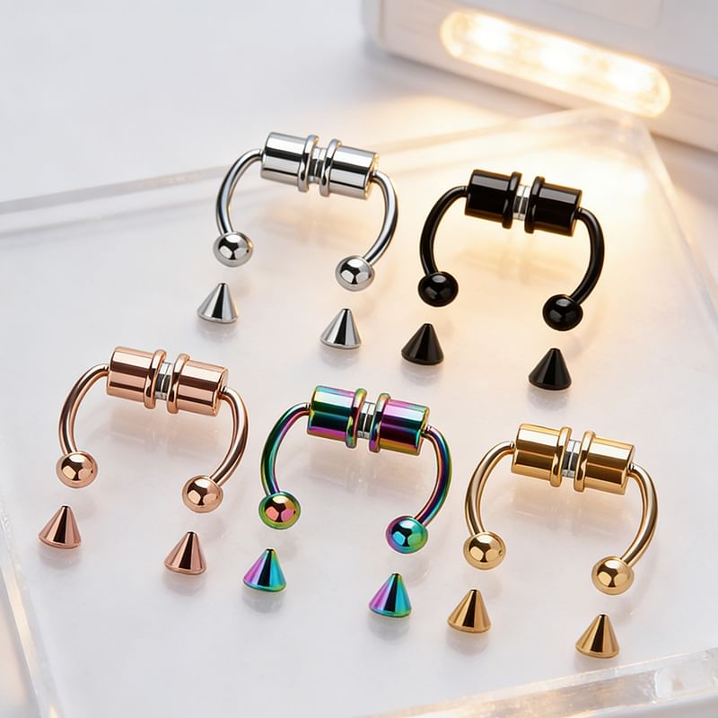 Magnetic Faux Stud Nose Ring