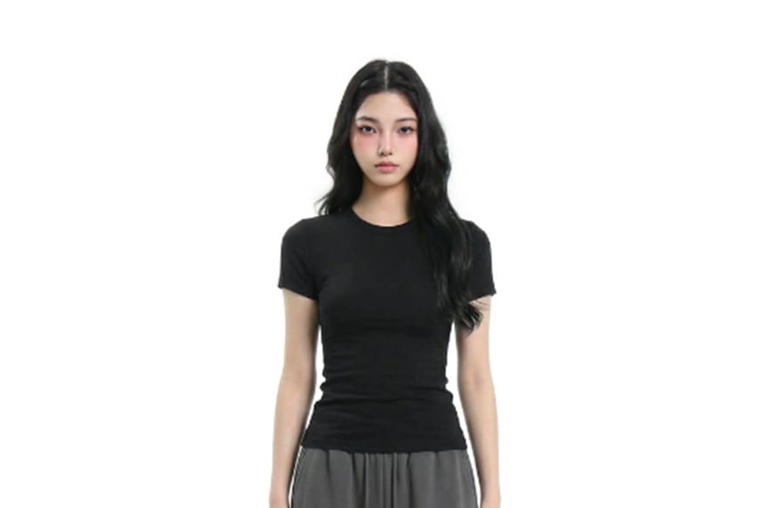 Crew Neck Short Sleeve T-Shirt