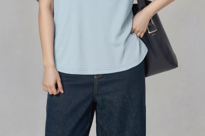 Short Sleeve Polo Shirt Plain
