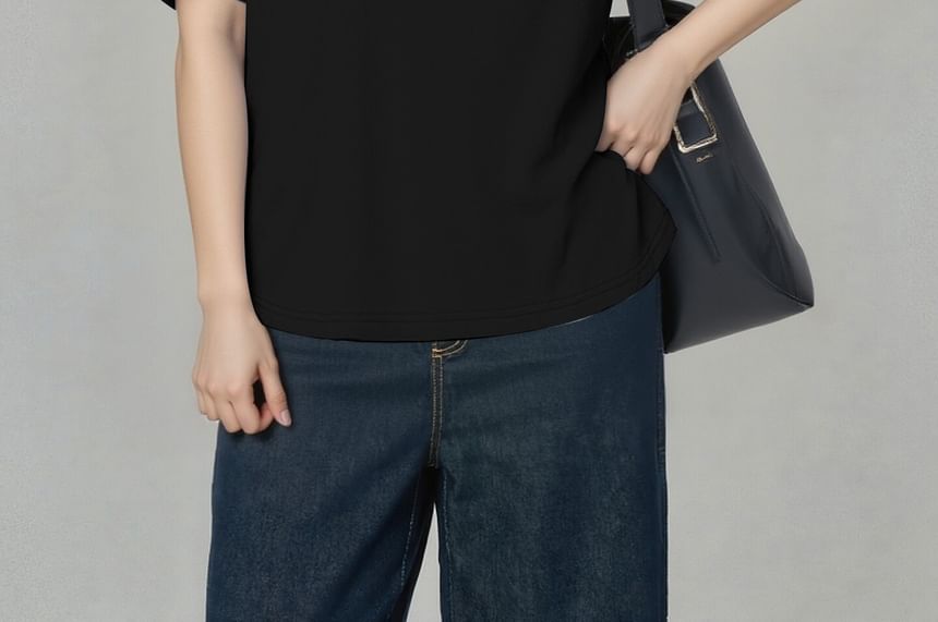 Short Sleeve Polo Shirt Plain