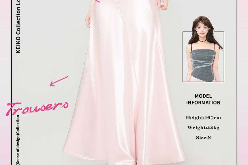High Waist Plain Maxi Mermaid Skirt