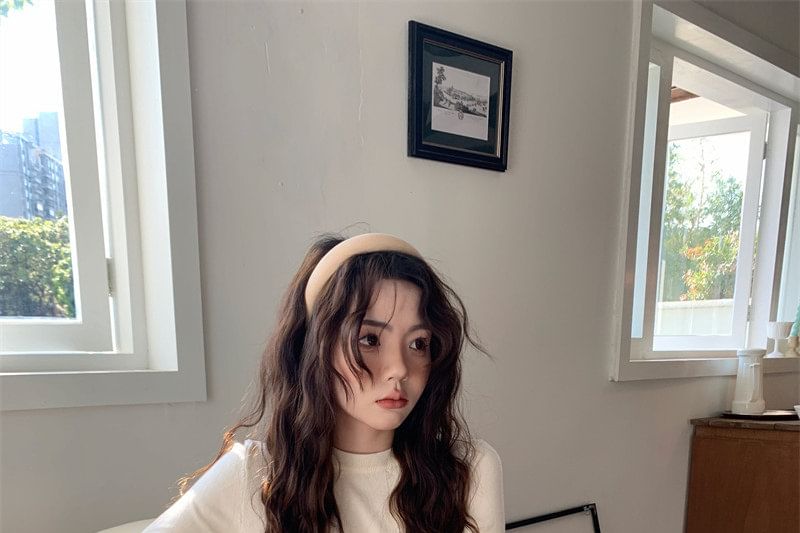 Crew Neck Knit Short Sleeve Blouse