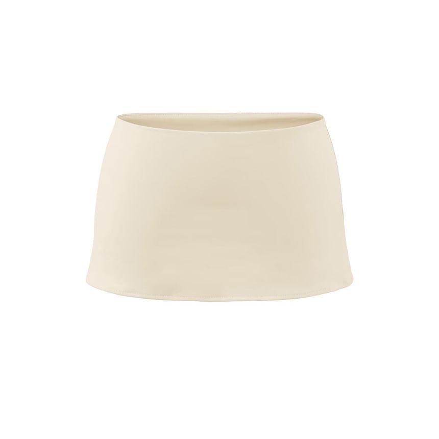 Plain Quick Dry Mini A-line Skirt