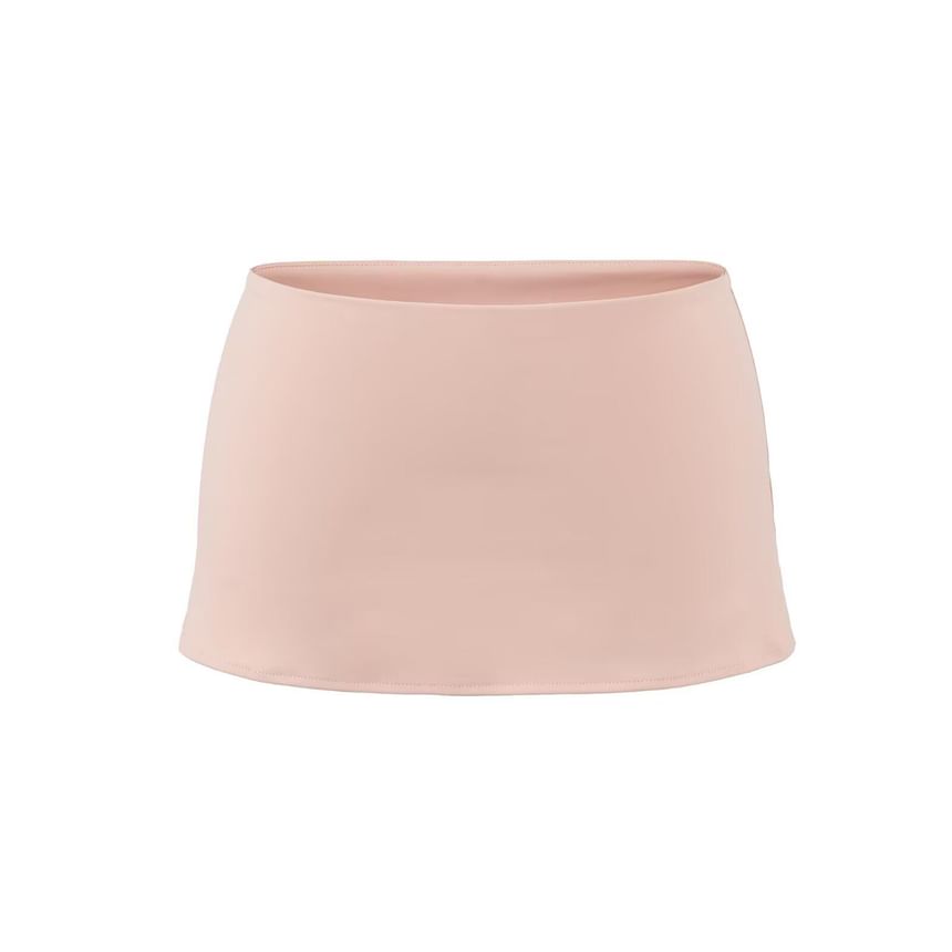 Plain Quick Dry Mini A-line Skirt