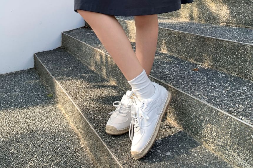 High Waist Plain Pleated A-Line Skirt