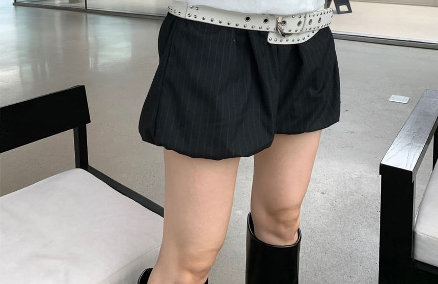 Double-Breasted Short Sleeve Blouse for Women