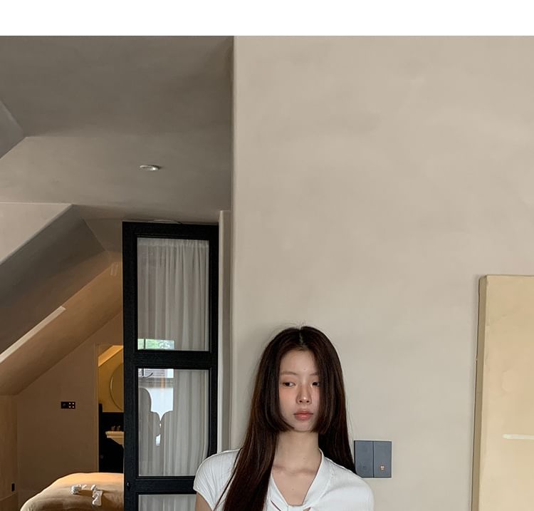 Low Waist Plain Mini Pleated Skirt