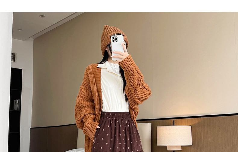 High Waist Polka Dot Maxi A-Line Tiered Skirt