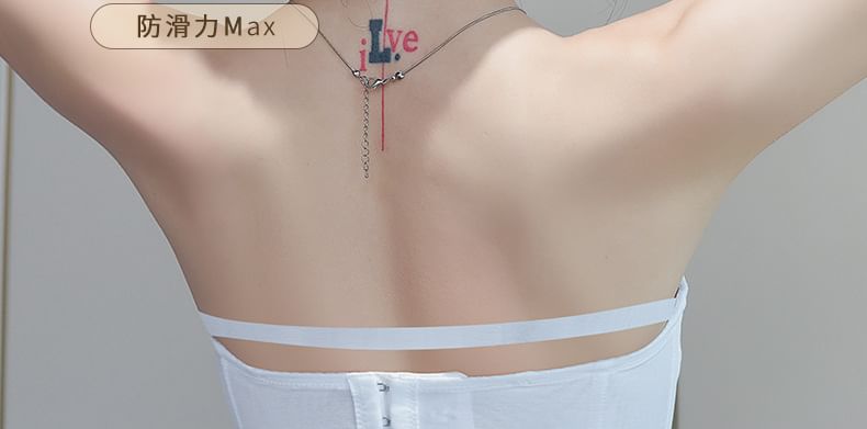 Strapless Sweetheart Neckline Crop Bra Top