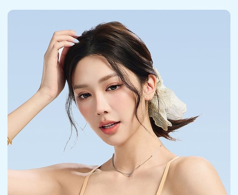 Plain Lace Trim Bra