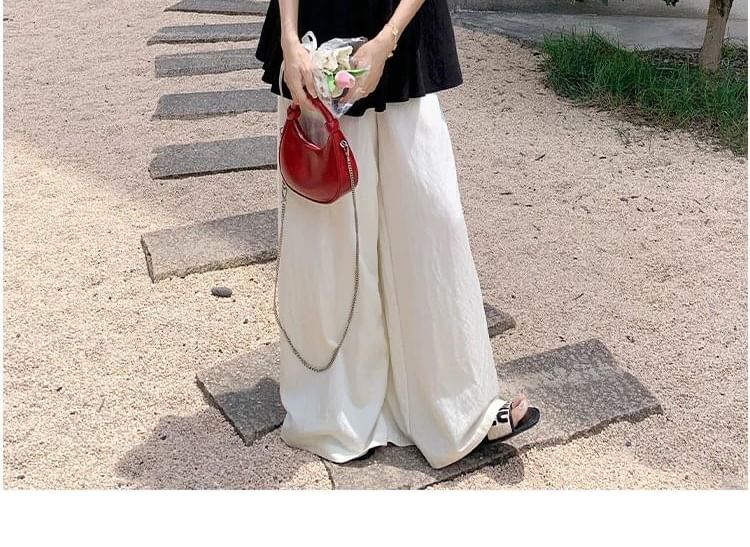 Maternity V-Neck Sleeveless Top and Wide Leg Pants Set