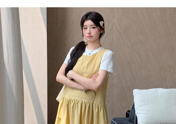 Maternity Short Sleeve Tee or Sleeveless Midi Dress