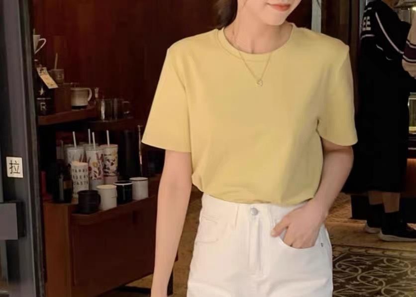 Maternity Crewneck Short Sleeve Tee