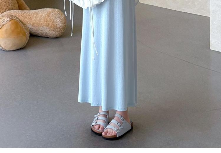 Maternity Long Sleeve Shirt or Sleeveless Maxi Dress Set