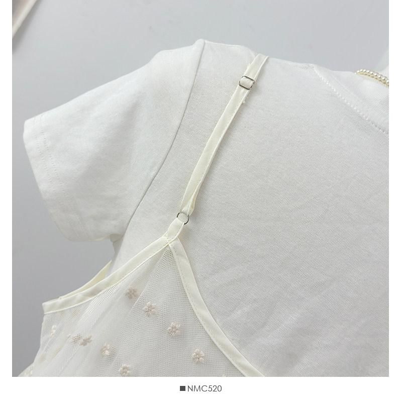 Floral Jacquard Sheer Camisole