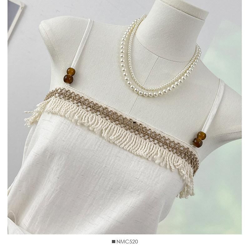 Buckled Waist Beaded Camisole