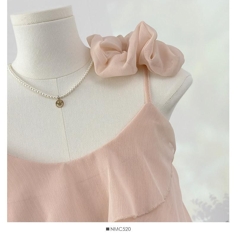 Scoop Neck Asymmetrical Layered Camisole