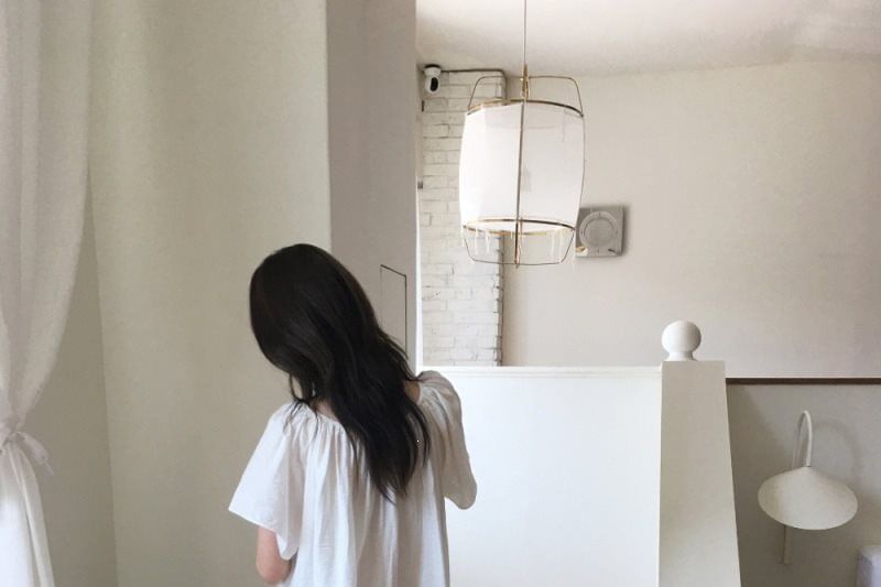 Asymmetrical Ruffle Hem Square Neck Short Sleeve Blouse