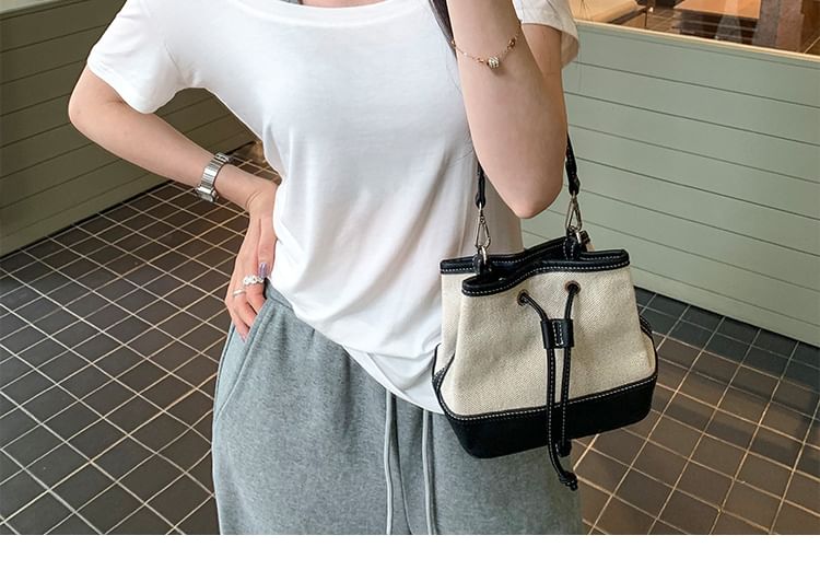 Asymmetric Off-Shoulder Short-Sleeve Top
