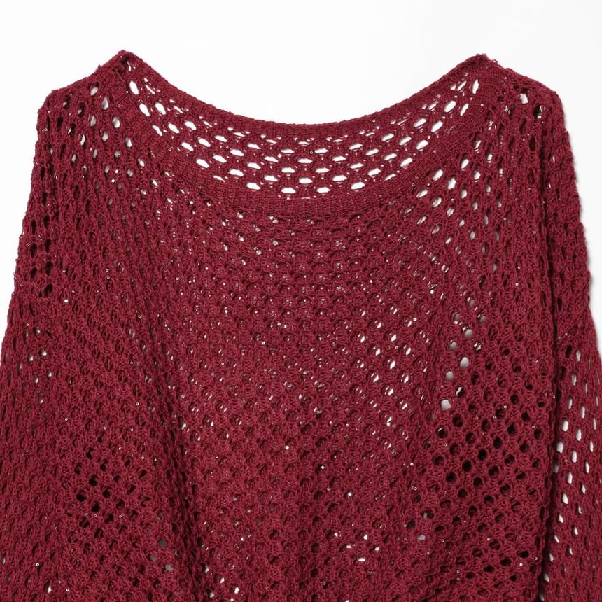 Boatneck Knit Top