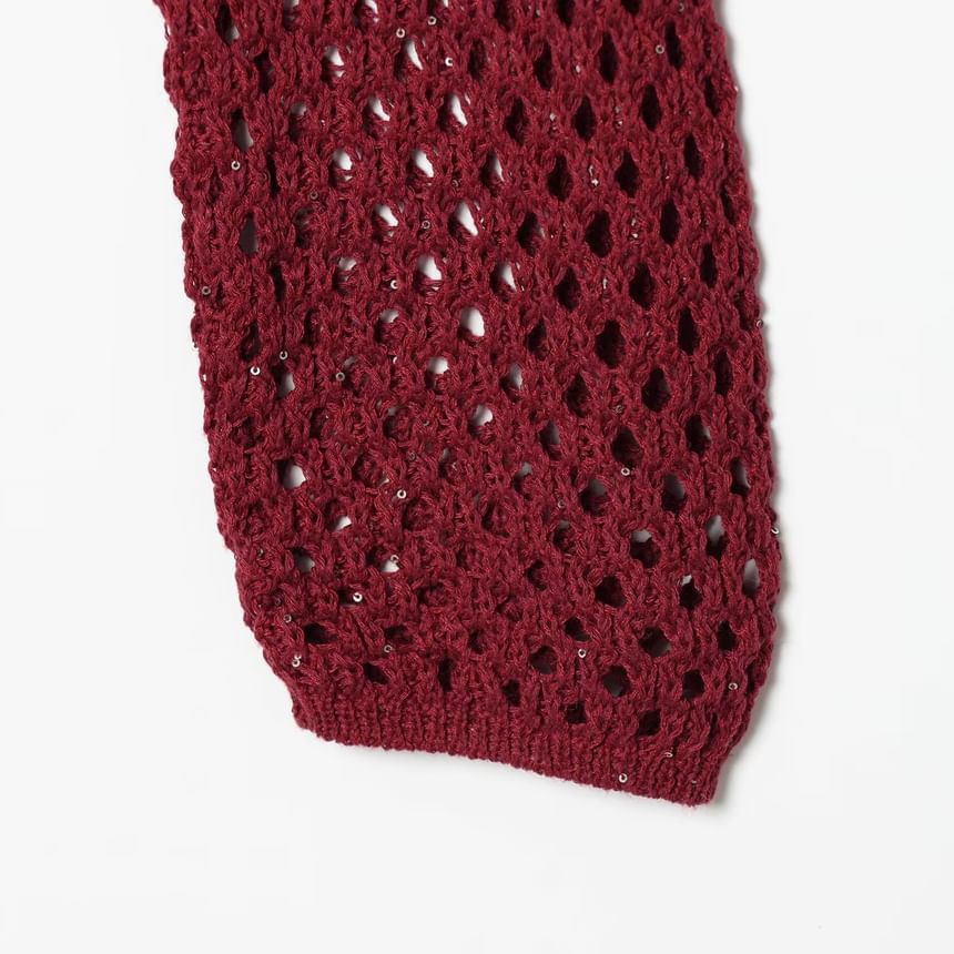 Boatneck Knit Top