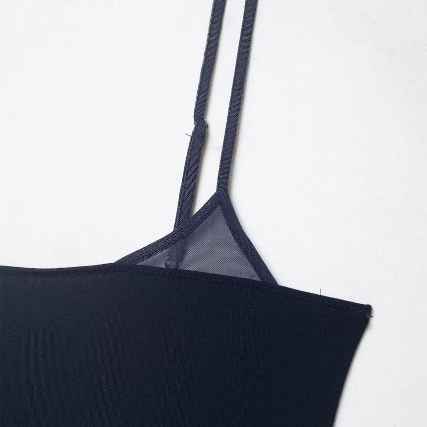 Mesh Crop Camisole Top