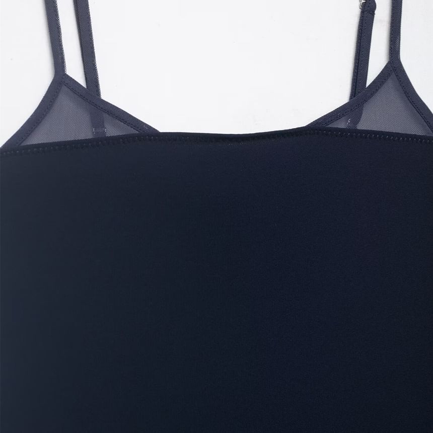 Mesh Crop Camisole Top