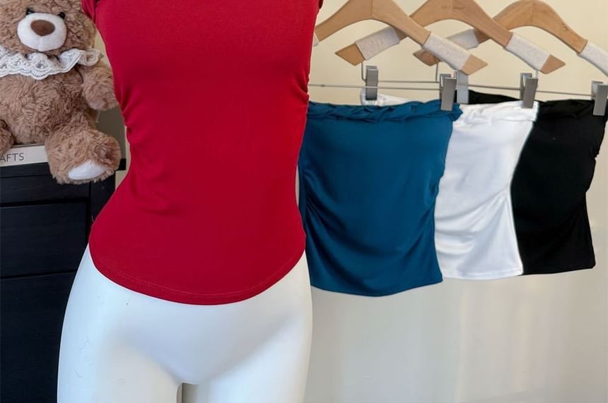 Strapless Twisted Tube Top
