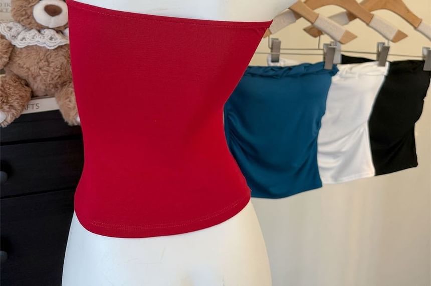 Strapless Twisted Tube Top