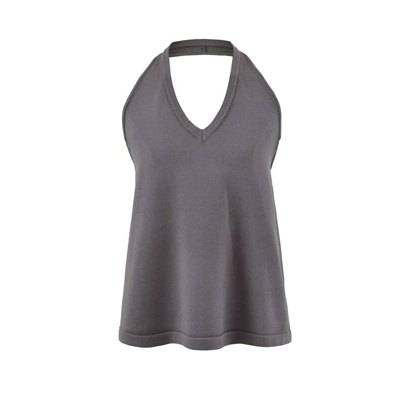 Halter Neck Flowy Blouse