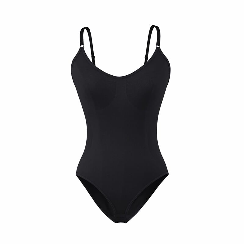 Spaghetti Strap Plain Bodysuit