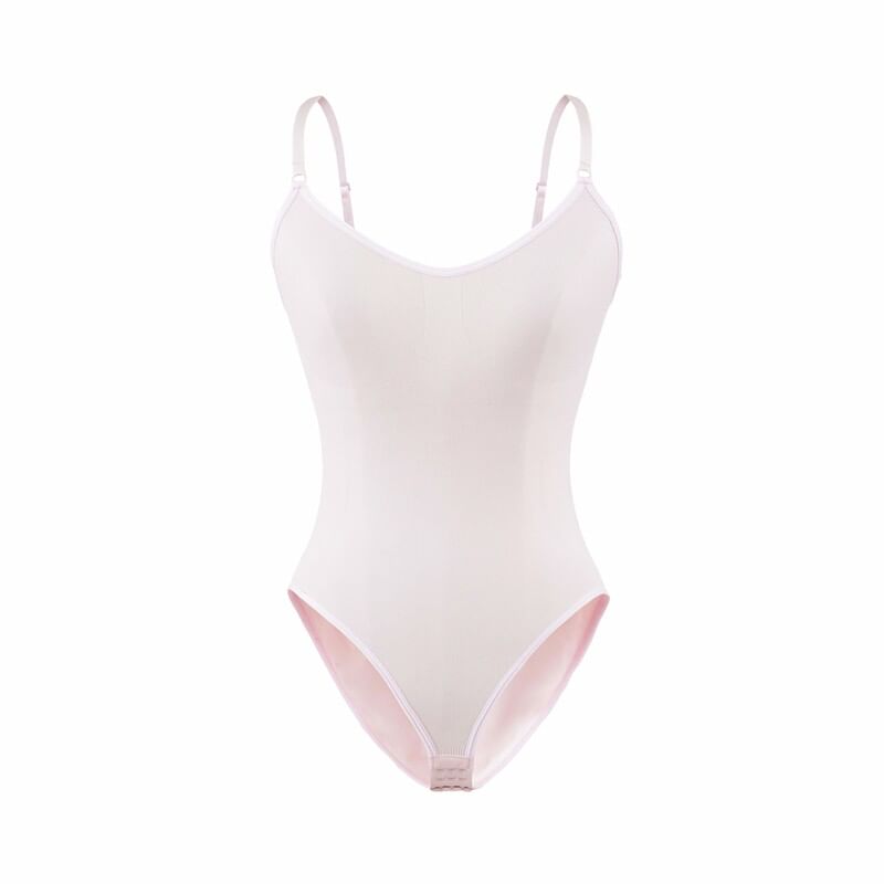 Spaghetti Strap Plain Bodysuit